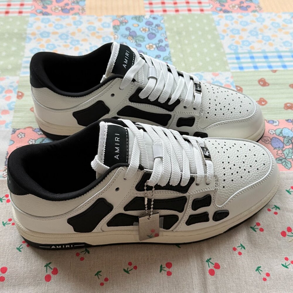 Amiri Wmns Skel Top Low 'White Black'